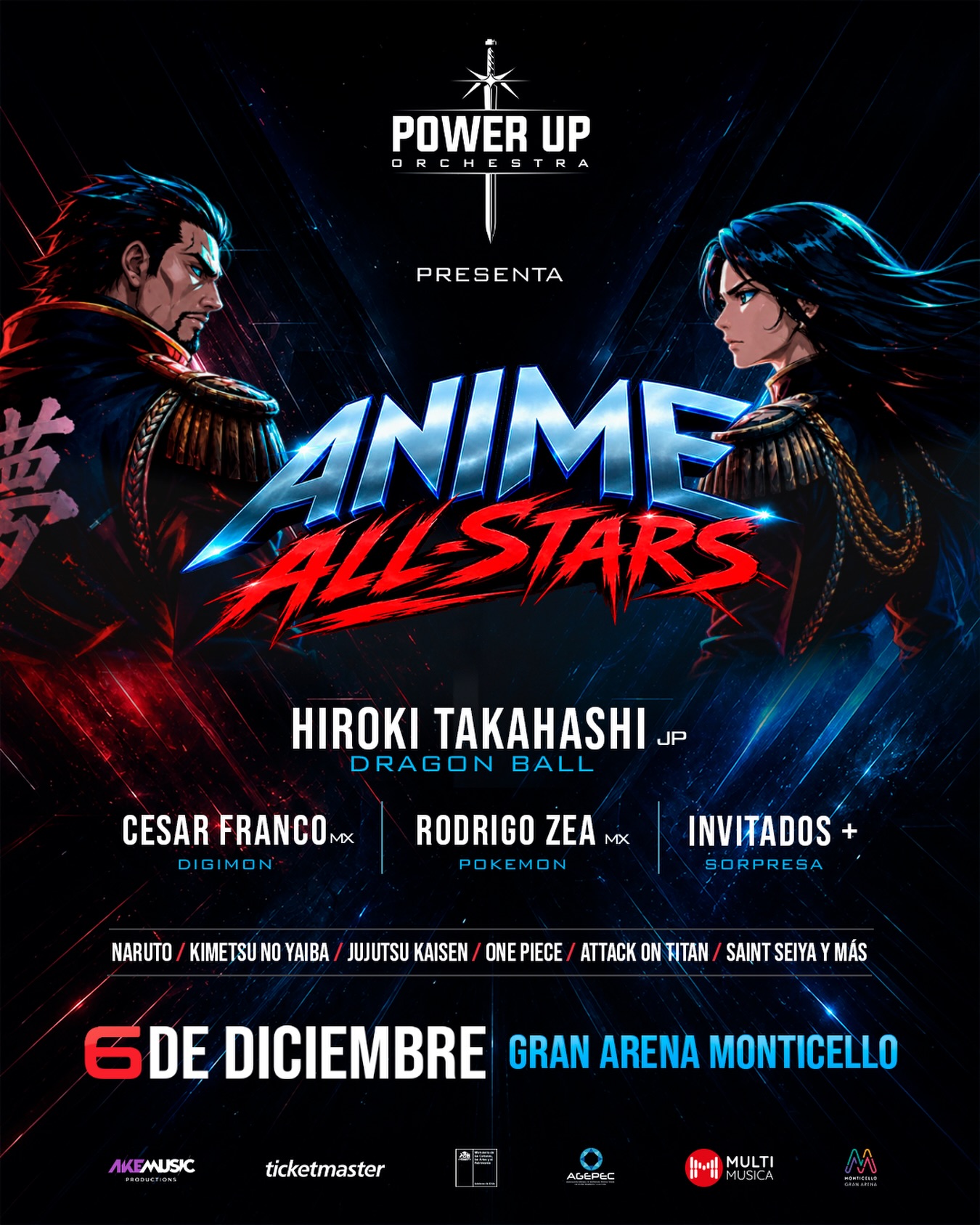 Anime All Stars llegará a Gran Arena Monticello
